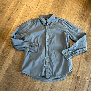 NWOT CALVIN KLEIN JEANS | casual stripped button down, size large